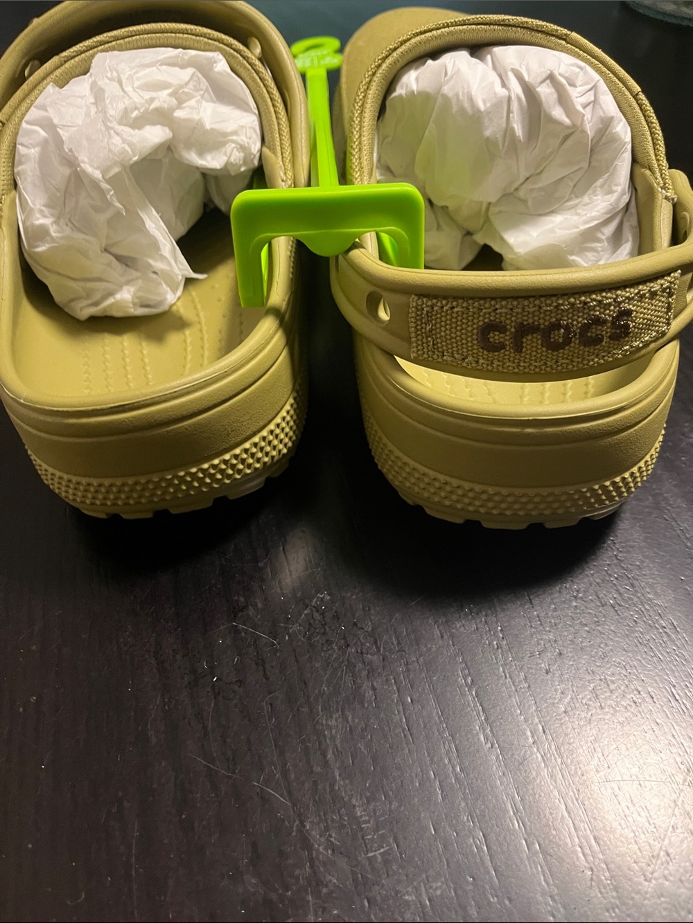 CROCS Canvas Clog in Green - Picture 3 of 5